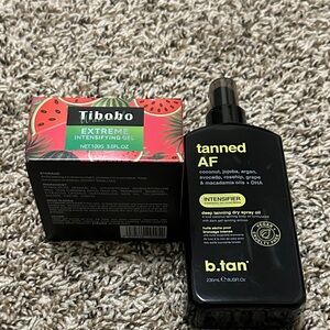 Tanned AF Deep Tanning Dry Spray Oil - Black